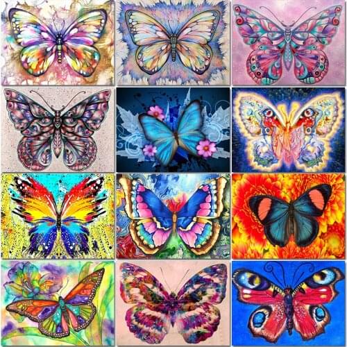 Muxun Diamond Painting Butterfly 5D Diy Diamond Embroidery Animals Picture Of Rhinestones Mosaic Art Home Decoration Gifts Lx678