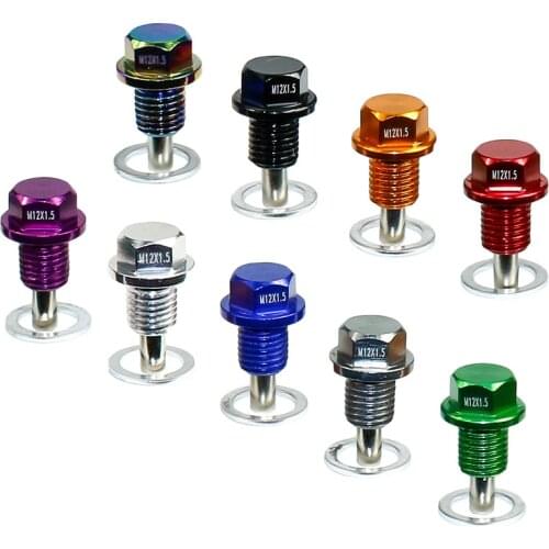 CNSPEED car-styling M12*1.5MM Magnetic Oil Drain Plug Magnetic Sump Drain Nut Oil Drain Bolt/XS100284