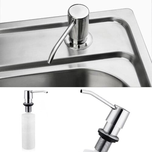 300Ml Sink Built-in Plastic Soap Dispenser Liquid Detergent Lotion Pump Bottle for Bathroom and Kitchen