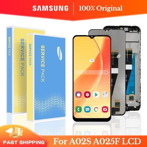 Original 6.5'' For Samsung Galaxy A02s A025 Display Touch Screen Digitizer Assembly For Samsung A02s A025M A025F/DS A025G/DS LCD