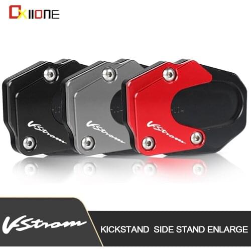 For Suzuki V-Strom 1000 1050 XT GSX-S1000 Motorcycle Side Stand Enlarge Parts VSTROM 1000 1050 XT GSXS 1000 F Katana Accessories
