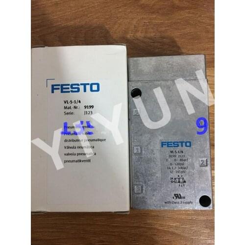 VL-5-3/8-B 14952 VL-5-1/4 9199 VL-5-3/8-B 14952 VL-5/2-D-1-FR-C 151014 FESTO Solenoid valve Pneumatic components