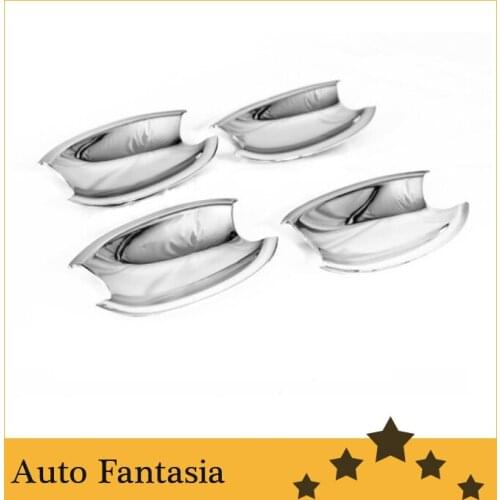 Chrome trim strips car accessories chrome door cavity cup cover - for BMW E90 3 Series- free shipping