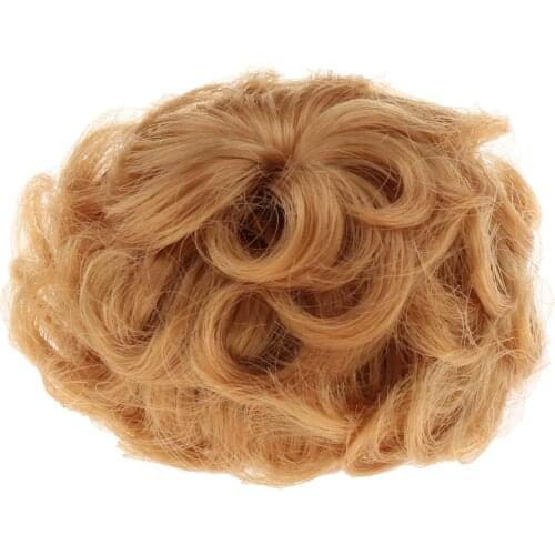 Doll Short Curly Hair Wig BDJ Dolls Hair Styling Accessories 12cm Head