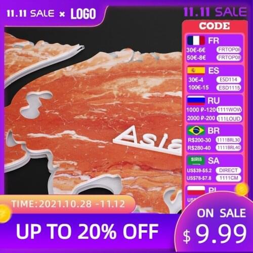 MEISD Top Brand Decorative Wall Clock World Large Portable Audio Equipment