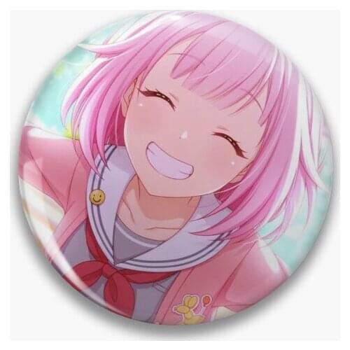 Emu Ootori Soft Button Pin Badge Cartoon Gift Metal Clothes Jewelry Women Brooch Fashion Cute Funny Hat Decor Lapel Pin Collar