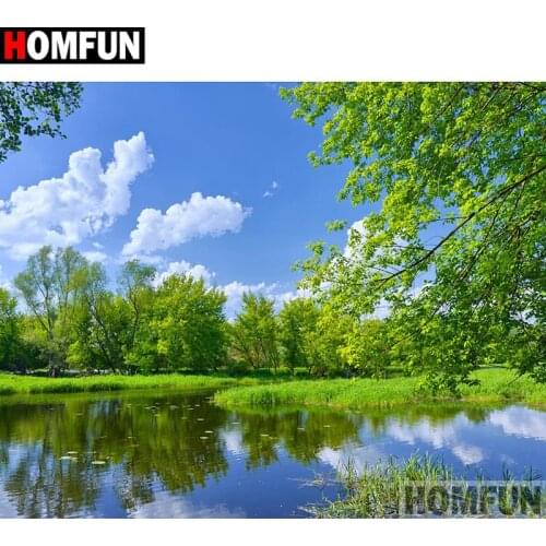 HOMFUN 3D Diamond Painting"Landscape scenery"DIY Full Rhinestones Drill Cross-stitch Kits Square Round Diamond Embroidery A16983