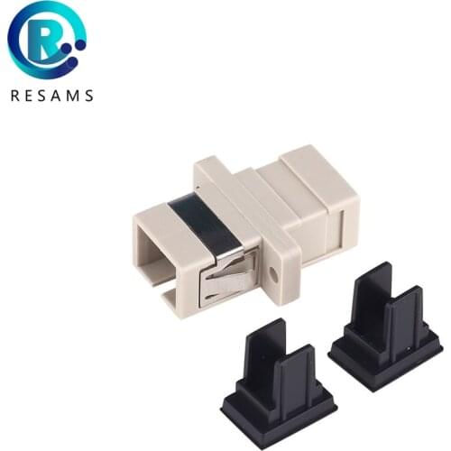 Resams Made In China Factory Direct Sale The High Quality SC UPC MM SX Fiber Optic Adapter Low Loss Transfer Flange