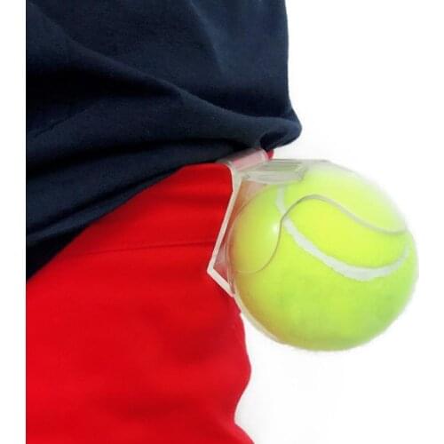 Professional Tennis Ball Clip Holder Plastic Durable And Portable Balls Holder Tennis Racket Sports Training Accessory Equipment