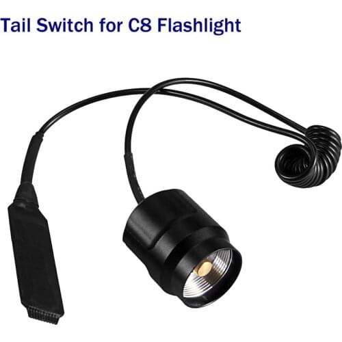 Remote Control Pressure Switch for C8 Flashlight Tailcap Tactical Switch for C8 LED Flashligth Torch Tail Switch