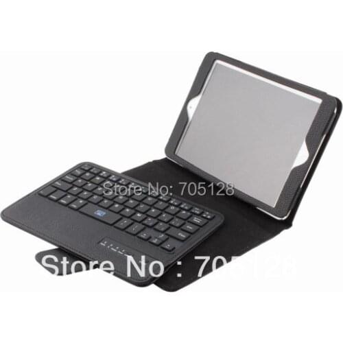 Detachable 2 in 1 Wireless Bluetooth Keyboard Leather Case With Stand for iPad Mini iPad Mini 2