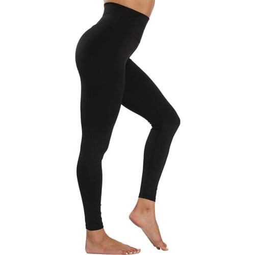 High Waist Solid Color Gym Fitness Yoga Leggings Women Sport Seamless Sweatpants Tights Hot Yoga Pants For Women