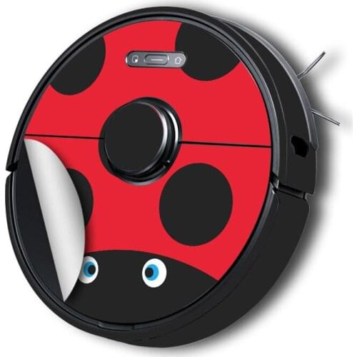 Provide Customized Custom Cartoon Sticker for xiaomi Roborock S6 T6 Robot Robotic Vacuum Cleaner Skin Spare Parts Accessories