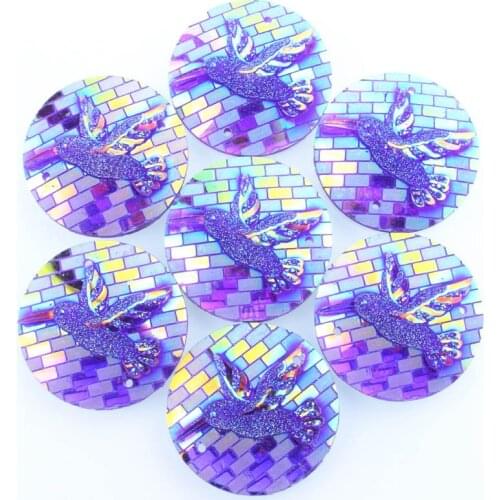 Taidian Flat Back Resin Rhinestone For Beadwork Braclet Jewelry Diy Design Supplies 10pcs/20pcs/bag