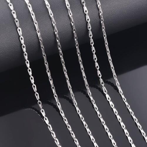 Wholesale Width 2.4mm Stainless Steel Hip Hop Necklace Bali Chain for Mem Women Fashion Jewelry