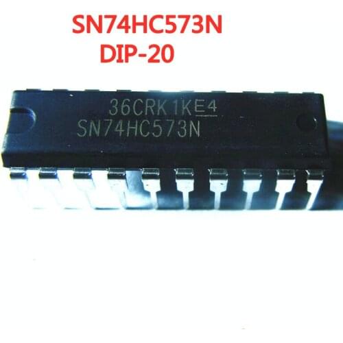 10PCS/LOT NEW SN74HC573N 74HC573N DIP-20 eight-position three-state output trigger