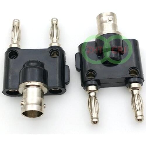 20pcs BNC Female jack to dual Twin Banana plug male Coaxial connector