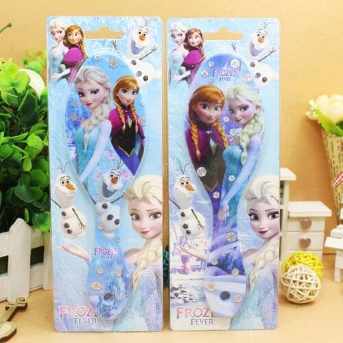 Disney cartoon Frozen children comb Elsa doll accessories airbag massage comb girl birthday gift air cushion comb kid hair comb