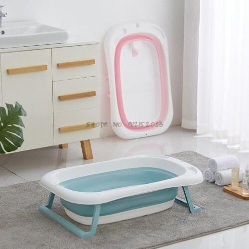Baby Bath Tub Baby Foldable Baby Sitting And Lying Large Bath Bucket Baby Household Newborn Childrens Products