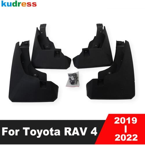 Car Accessories For Toyota RAV4 RAV 4 2019 2020 2021 ABS Mudguard Mud Flap Flaps Splash Guards Fender Protector Cover Kit Trim