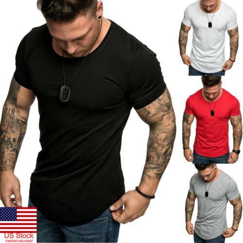 Hot Sale Men T-shirt Animal Fitness Cotton O-Neck Gym Muscle Bodybuilding 2019 New Men Tee T-shirt