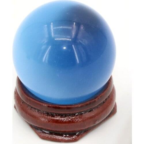 Hot sale fashion 30mm Mexico opal sphere crystal ball jasper round multicolor stone beads jewelry decorate accessories B2885