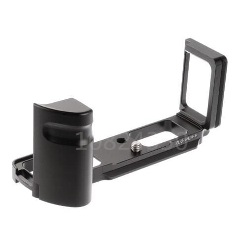 Metal Quick Release L-Plate Bracket Hand Grip Holder for Olympus PEN-F Camera