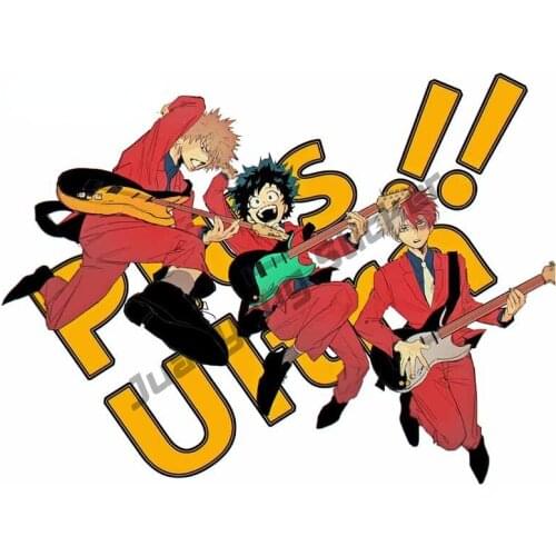 Fashion Car Sticker My Hero Academia Izuku Midoriya Bakugo Katsumi for Window Truck Camper Scratch-Proof Decals PVC13x10cm