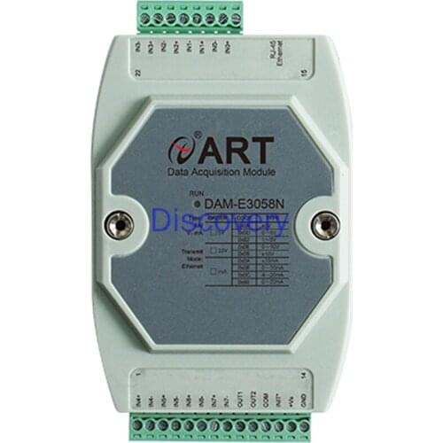 Network Port Acquisition Module 8 Analog Input with 2 DO Output Module DAM-E3058N