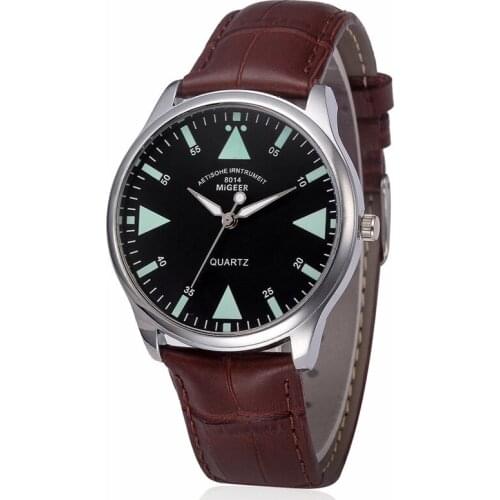 Man Watch 2020 Men Sports Watches Leather Band Quartz Wristwatches Fashion Military Watches Men mannen horloge relogio masculino