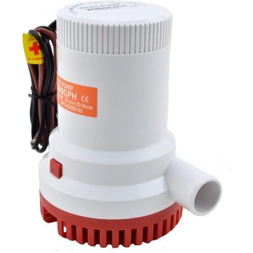 Bilge Pump DC 12V 24V 2000GPH Submersible Marine Boat Electric Bilge Water Pump Free Shipping Aquario
