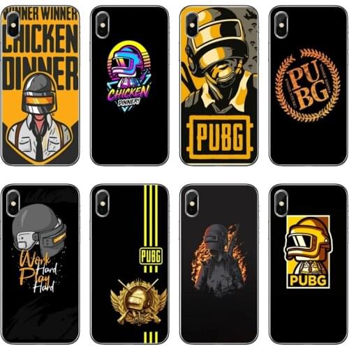 Game PUBG Chicken Transparent Phone Case For iPhone 12 11 Pro Max Mini XS Max XR X 8 7 Plus 6 6S Plus 5 5S SE 2020