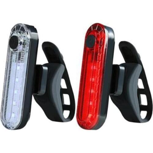 Waterproof MTB Bike Light Bicycle Taillight USB Rechargeable Bike Rear Lights LED Flashlight Cycling Bike Accessori
