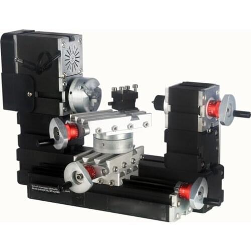 High-power 60W Miniature Metal Rotating Lathe Model Making Teaching Instrument General Technology Diy