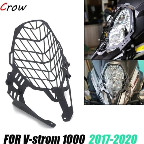 Motorcycle Headlight Protector Guard Lense Cover Cooled For SUZUKI DL1000 V-strom DL 1000 Vstrom 1000 2017 2018 2019 2020