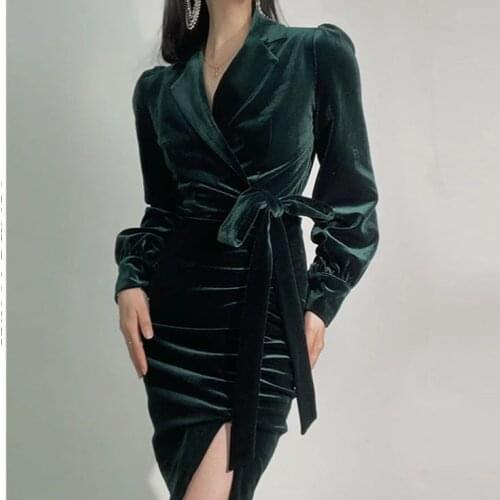 Women Dress Sexy Party Club New Arrival Long Sleeve Autumn Whiter Bodycon Dress Elegant Ladies Clothing