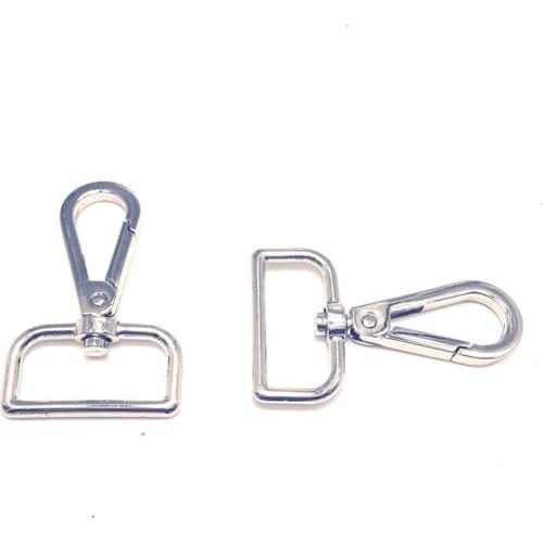 1 1/2 Inch (inner diameter) Silver Lobster Swivel Trigger Clip