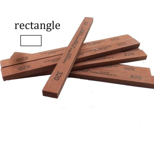 180#-1200# triangle oil stone strip Green carbon Knife whetstone 150*12*6mm