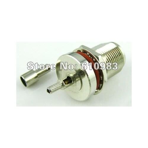 5 pieces/lot) N Adapter N Jack Female to 1.5mm Cable with Waterproof Rubber Nut Straight Connector Adapter