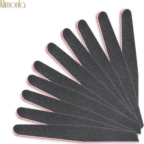 50pcs/lot Black Diamond Nail File Sandpaper Nail Polish Blocks Manicure Pedicure Sanding Buffers Nail Salon Tools
