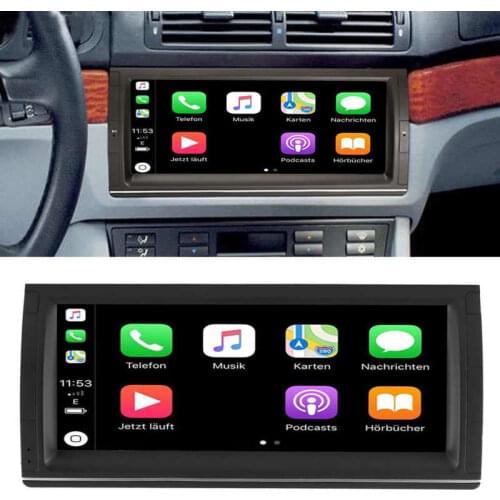 10.25in Car Navigator Bluetooth Multimedia Player GPS for Android 10.0 Fit for BMW 5‑Series E39 1996‑2004