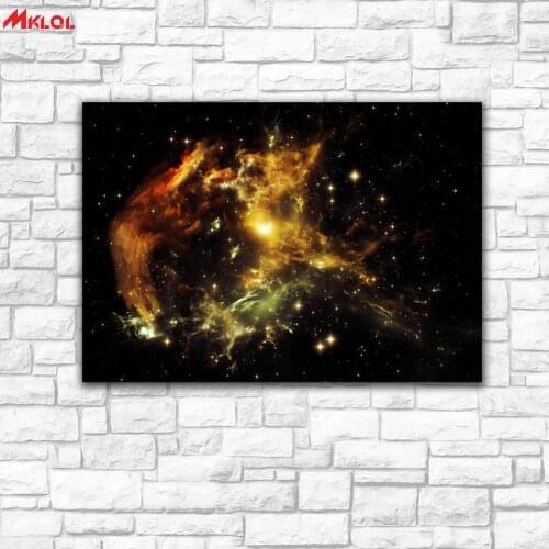 Large Wall Art,universe star,Restaurant study Bedroom Decor Wall oil Painting Print Nice wall picture for living room no frame f