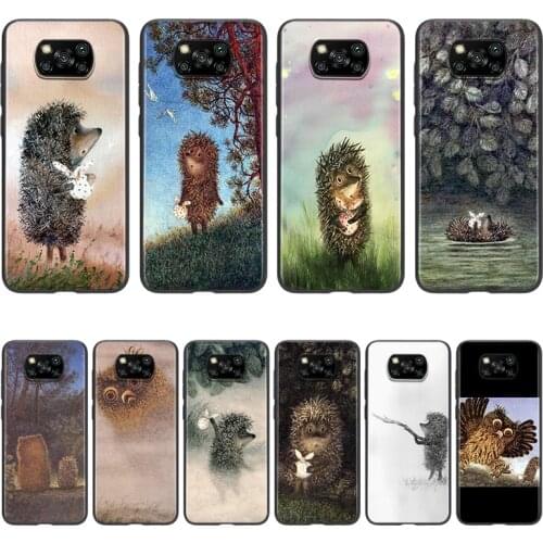 Hedgehog in the Fog For Xiaomi POCO M3 M2 C3 X3 NFC F2 F3 Pro X2 F1 Pro Mi Play Mix 3 A3 A2 A1 6 5 lite Phone Case