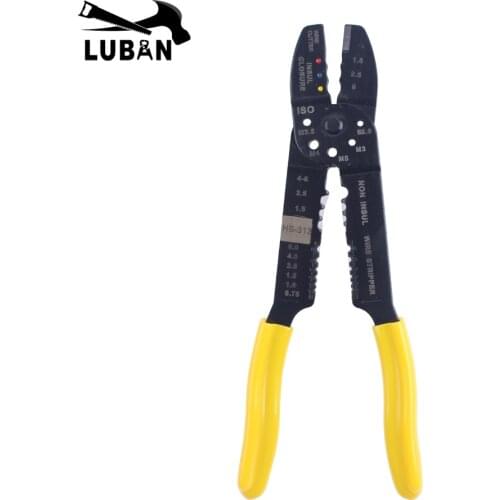 HS-313 JAPANESE STYLE MULTI-FUNCTIONAL CRIMPING PLIERS terminals crimping tools multi tool tools hands plier pliers