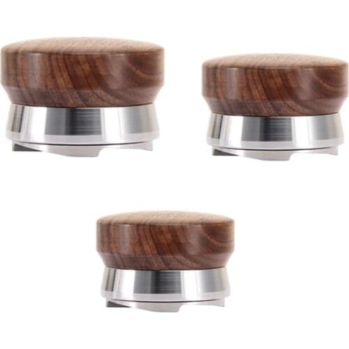 T21D 1 Piece Coffee Distributor Tampers Dual Head Coffee Leveler Fits Depth Professional Espresso Hand Tampers Coffee Machine