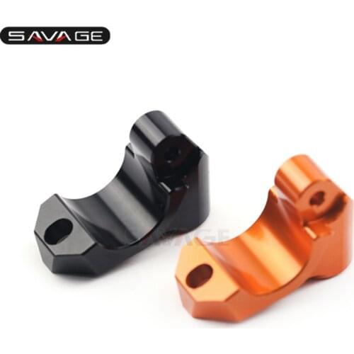 Left Mirror Adapter For 690 SMC R 2014-2020 ENDURO R, DUKE 690 1290 SUPER ADV Adventure Motorcycle Clutch Bar Clamp Cover