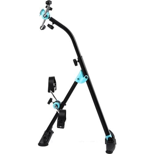 Mini Stepper Upper and Lower Limb Training Bike LCD Display Folding Exercise Bike Rehabilitation Training Device XS