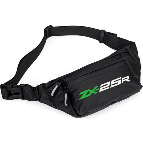 For Kawasaki NINJA ZX-25R ZX 25 LOGO Men Waist Pack Belt Hip Bum Slant back bag Chest Bag Male Motorcycle Riding Antitheft Purse