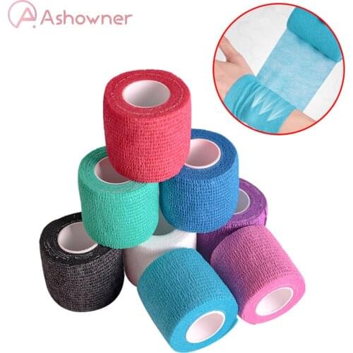 Disposable Bandage Tattoo Knee Pad Sport Wrap Tape Self Adhesive Elastic Bandage Tape Tattoo Permanent Makeup Accessories new