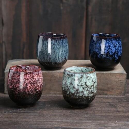 Kiln Baked Ceramic Cup Master Cup Kung Fu Tea Set Household Tea Brewing Tea Cup Personal Cup Single Cup Bowl Ceremonial Cup
